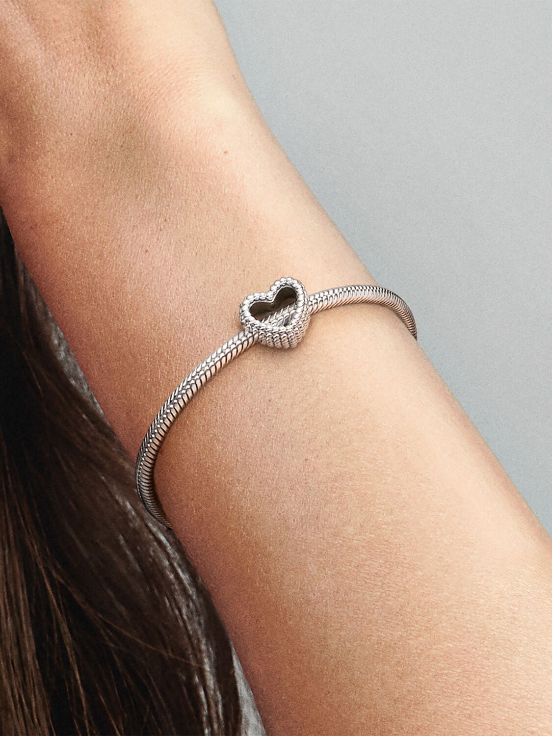 Boncuklu Kalp Küresi Charm